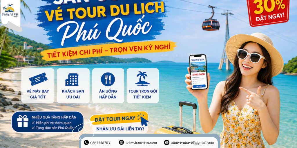 Săn ưu đãi vé tour du lịch Phú Quốc tiết kiệm chi phí