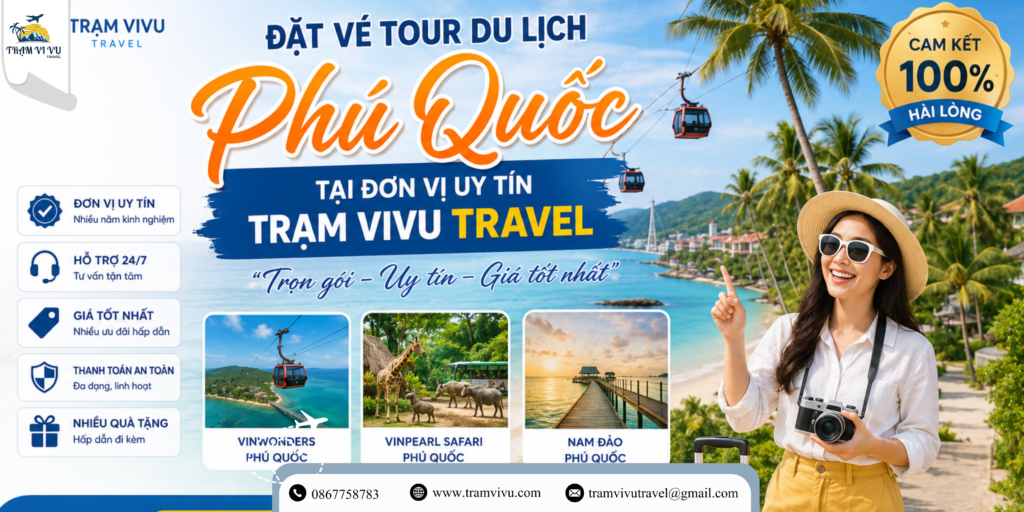 Đặt vé tour du lịch Phú Quốc tại đơn vị uy tín